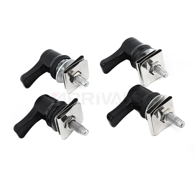 

Комплект из 4 болтов и гаек для мотоциклетной седельной сумки с рычагом для Harley Touring Dyna CVO Road Glide Breakout Deluxe