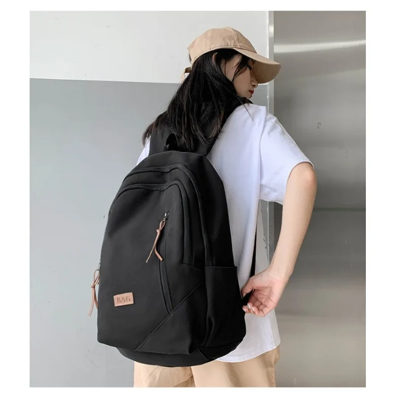 

Fashion Women Backpack Nylon Student Men Black Girls School Mochila Cute Bookbag for Teenage Rucksack
