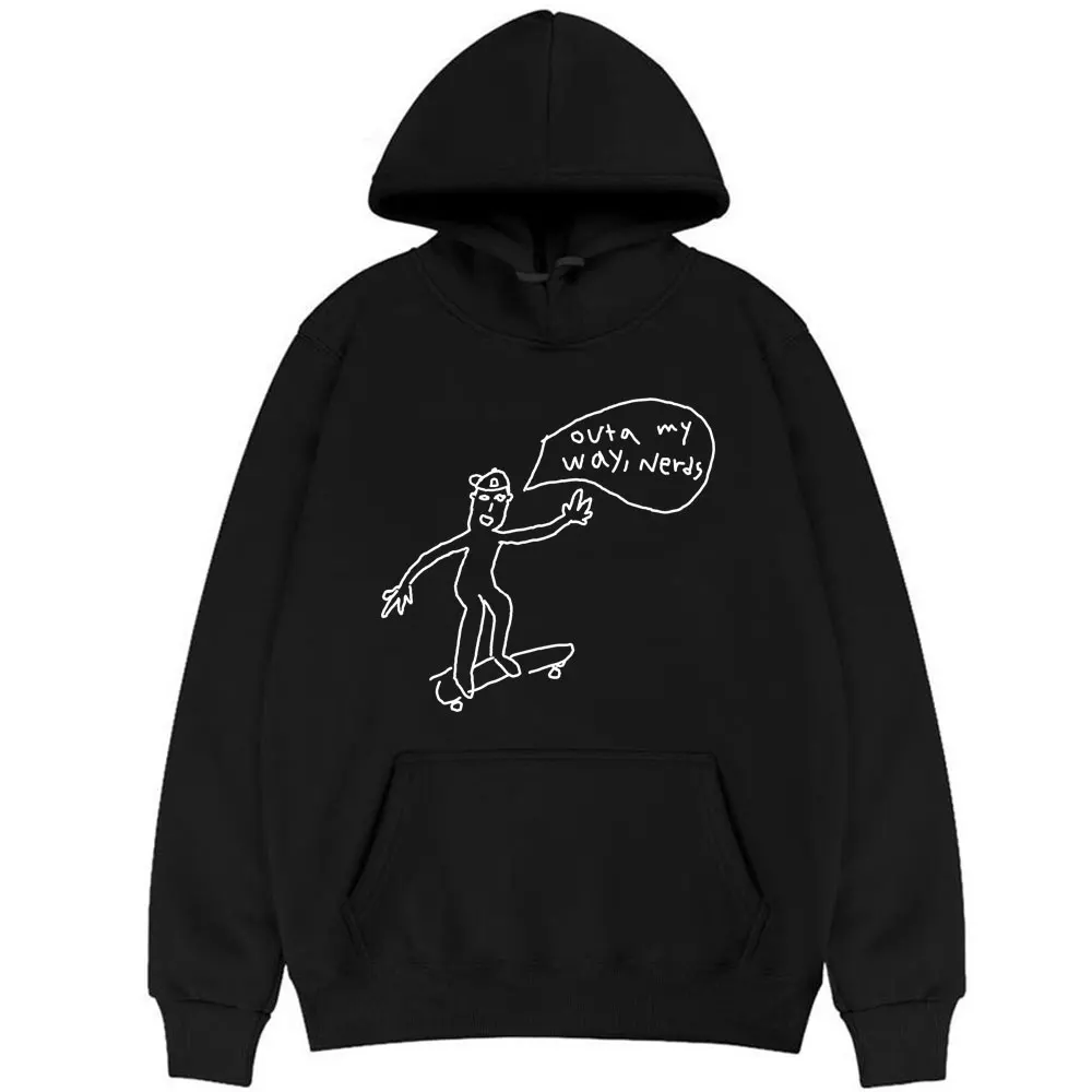 

Cool Guy Hoodie Ovfa My Way Nerds Hoodies Skate Boy Sweatshirt Men Women Comfortable Clothes Unisex Loose Harajuku Sweatshirt