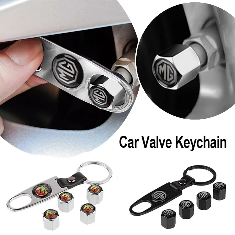 

1set Car Tire Valve Cap Tool Keychain Dust Cover for Chevrolet Captiva Colorado Cruze Spark Malibu Lacetti Aveo Niva Trax Onix