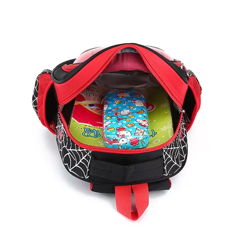 3-6 Year School Bag 3D stereo Waterproof Boy Kindergarten Backpack Kids High Quality Children Knapsack Bags homem aranha