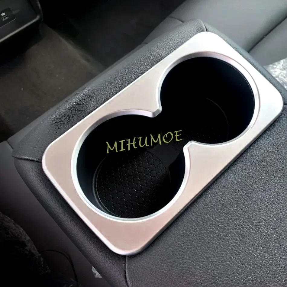 Матовый хромированный чехол для подстаканника заднего сиденья Nissan Rogue 2021-2023