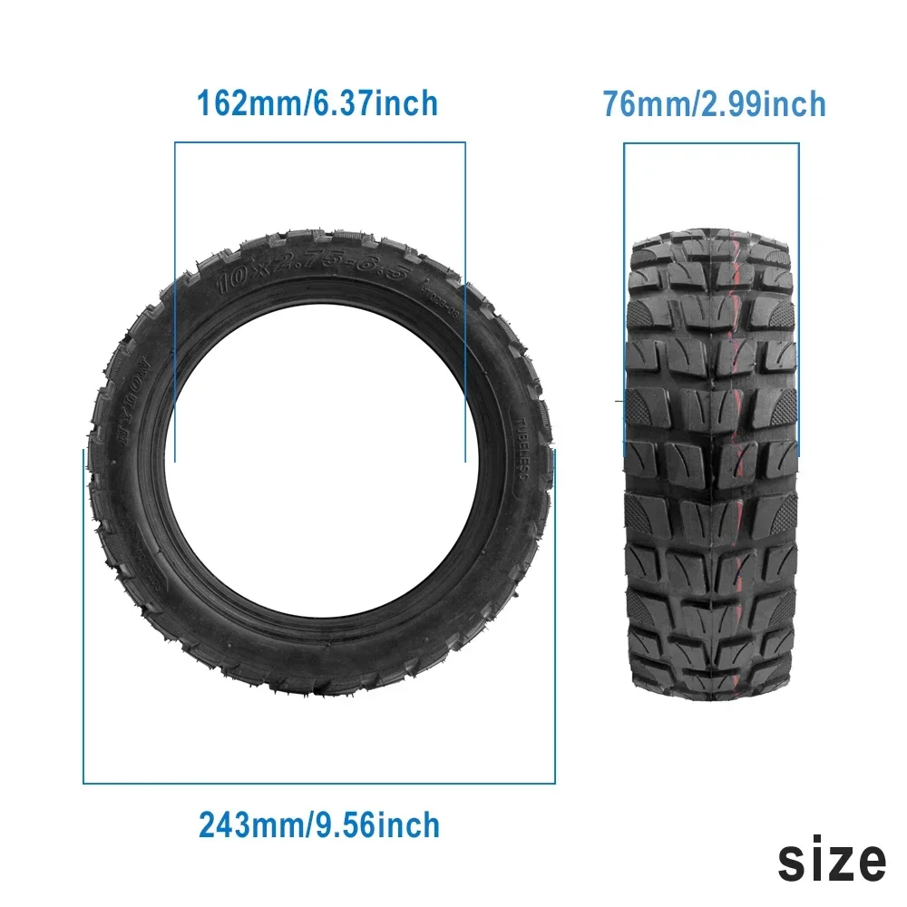 Внешняя шина 10x2.75-6.5 для Speedway 5 и электросамоката Dualtron 3, 10 дюймов, 10*2.75-6.5, бескамерная, для бездорожья, запчасти. (art.: 3920dcdd2bdd9) - 3920dcdd2bdd9
