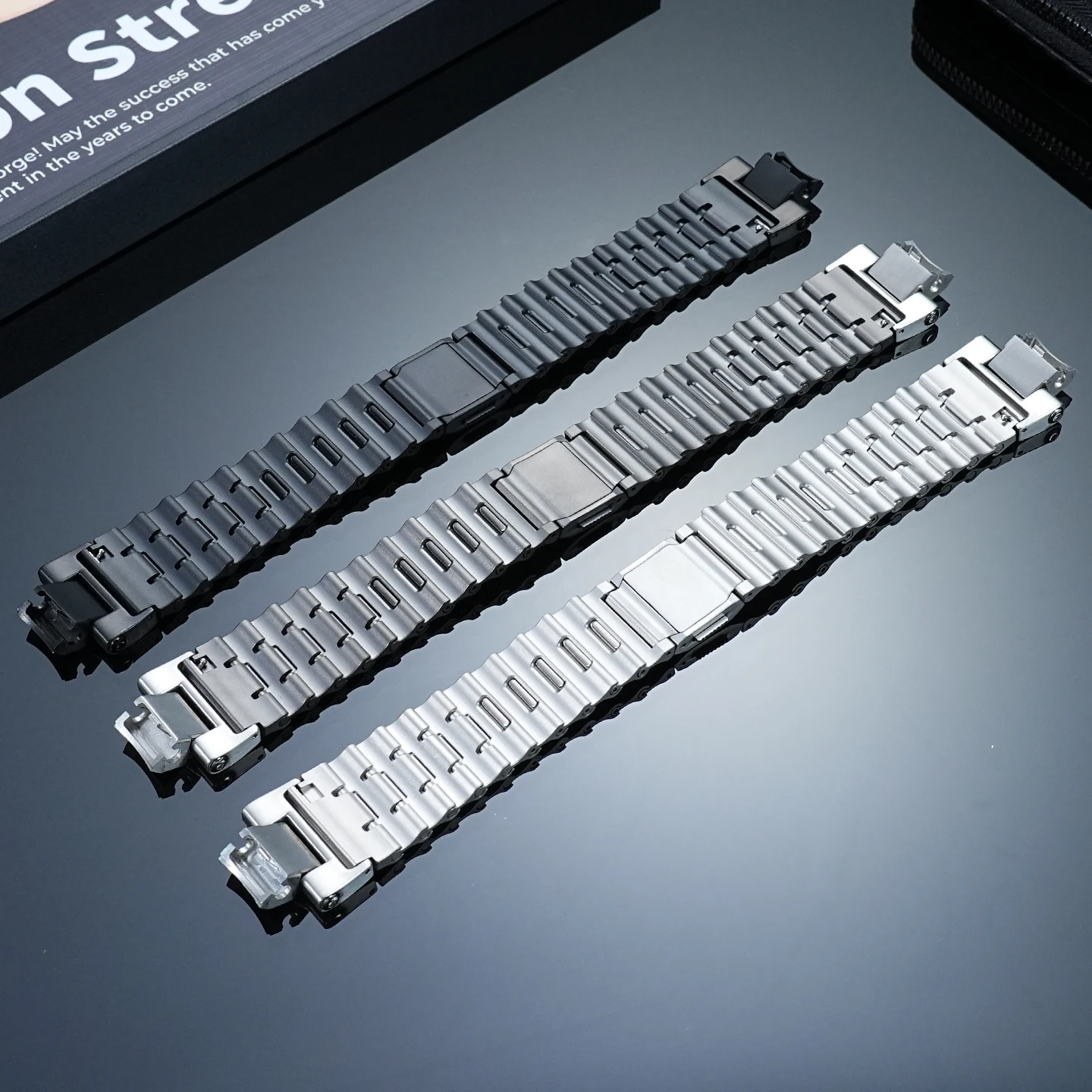 Фото Модифицированный быстросъемный ремешок из нержавеющей стали для Casio G-SHOCK 5672 MTG-B3000, цельнометаллический браслет для часов, аксессуары №4