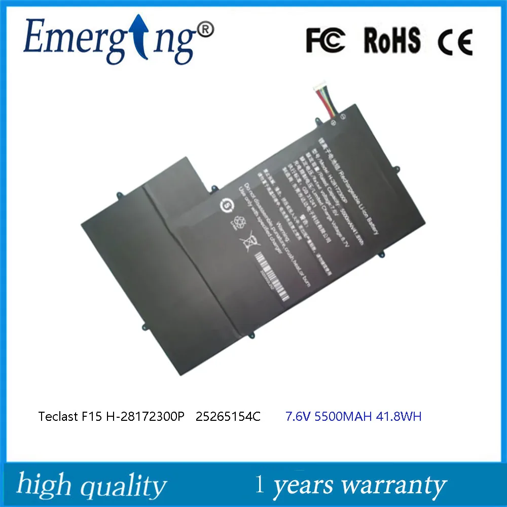 7 6 V 5500MAH WH Новая батарея для ноутбука Teclast F15 H-28172300P 25265154C