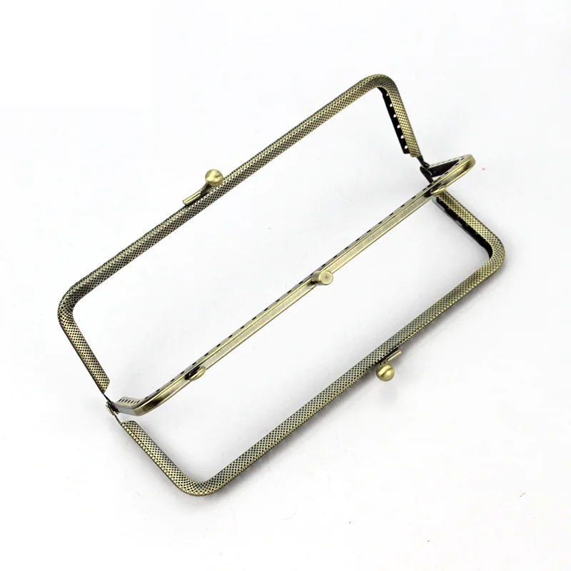 10pcs/lot 18cm Metal Purse Frame for Women Clutch Bag Handle Double Kiss Clasp Lock for Handbag Hardware Bag Part & Accessories
