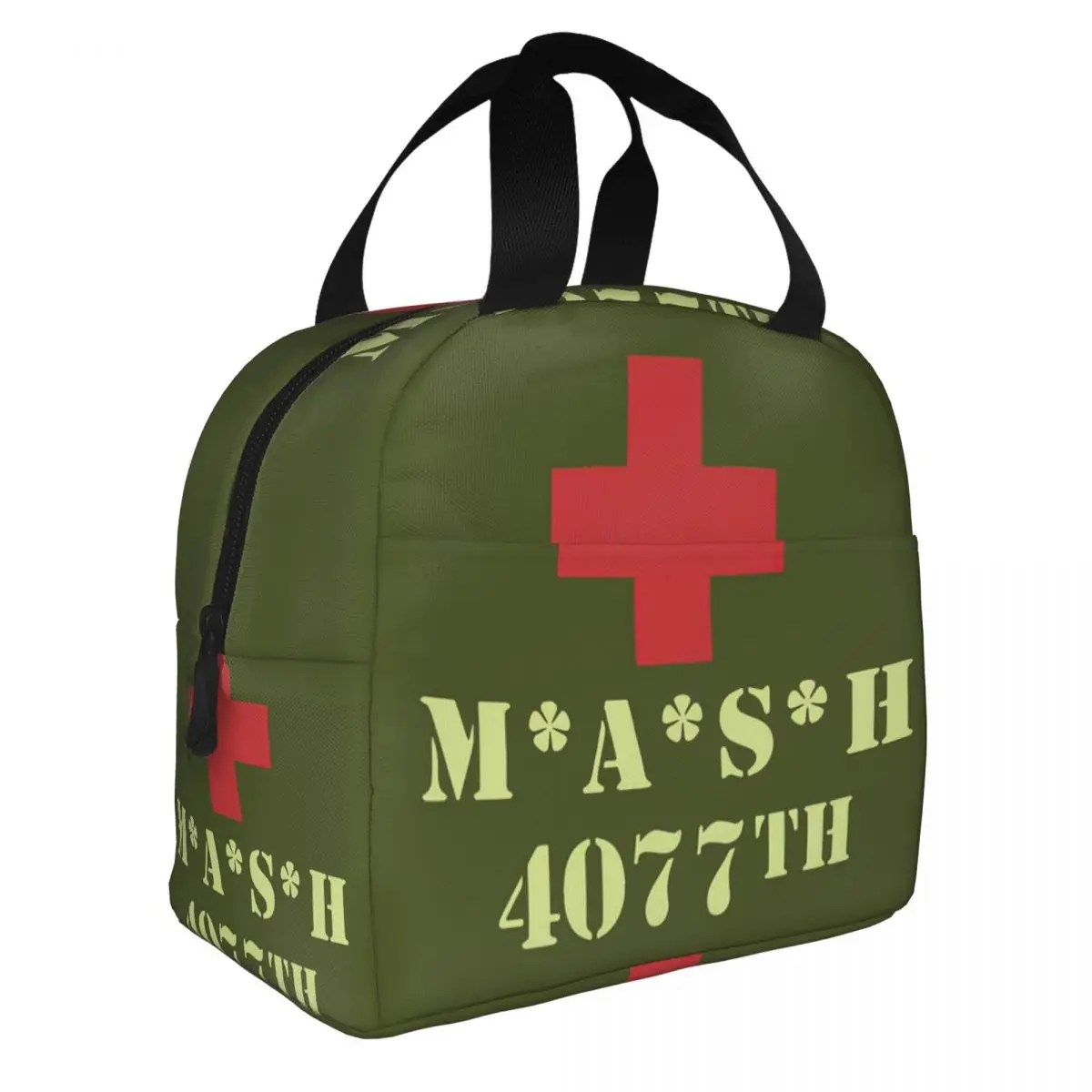 Mash 4077 TH Lunch Bento Bags Portable Aluminum Foil thickened Thermal Cloth Lunch Bag for Women Men Boy