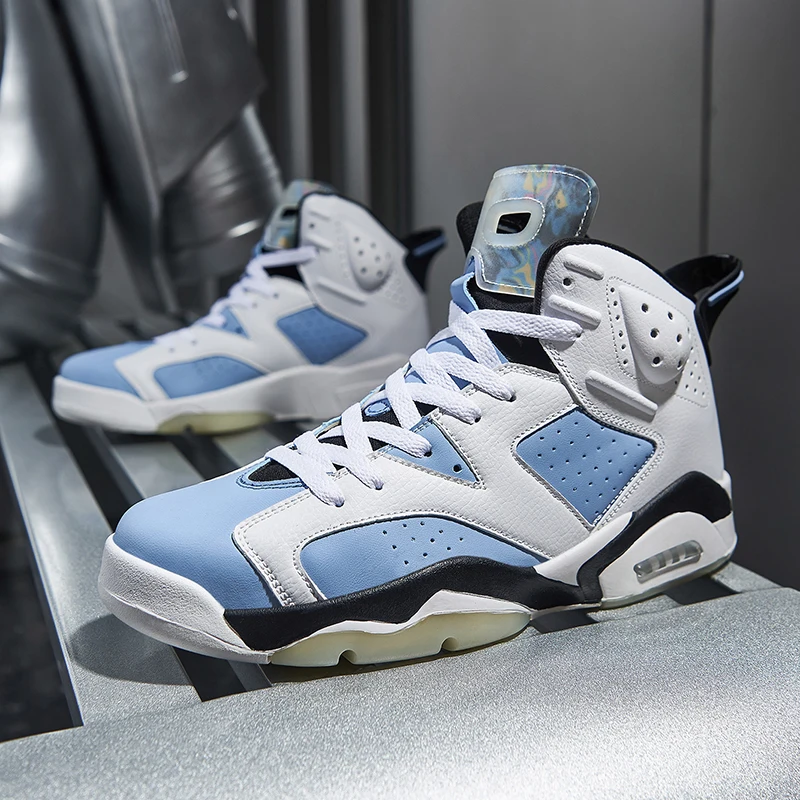 

Мужские кроссовки для пар, Баскетбольная обувь с воздушной подушкой, женская кожаная спортивная обувь, мужские кроссовки с высоким берцем, водонепроницаемые ботинки 39-47, 2022