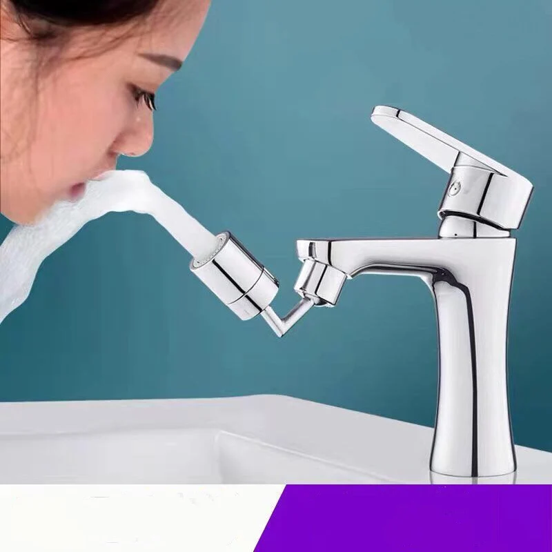 

720 Degree Rotatable Faucet Aerator Universal Splash Wash Face Gargle Faucet Head Bathroom Filter Bubbler H8256