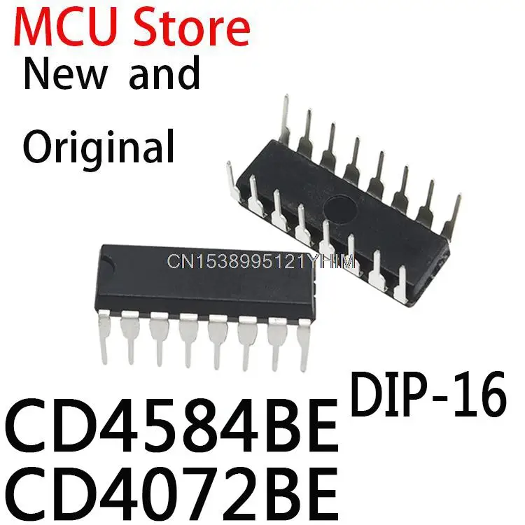 10 шт. DIP14 CD4584 DIP-16 4584BE DIP HCF4584BE HEF4584BP HD14584BP mc14584бп CD4072 4072BE HEF4072BE HCF4072 CD4584BE CD4072BE