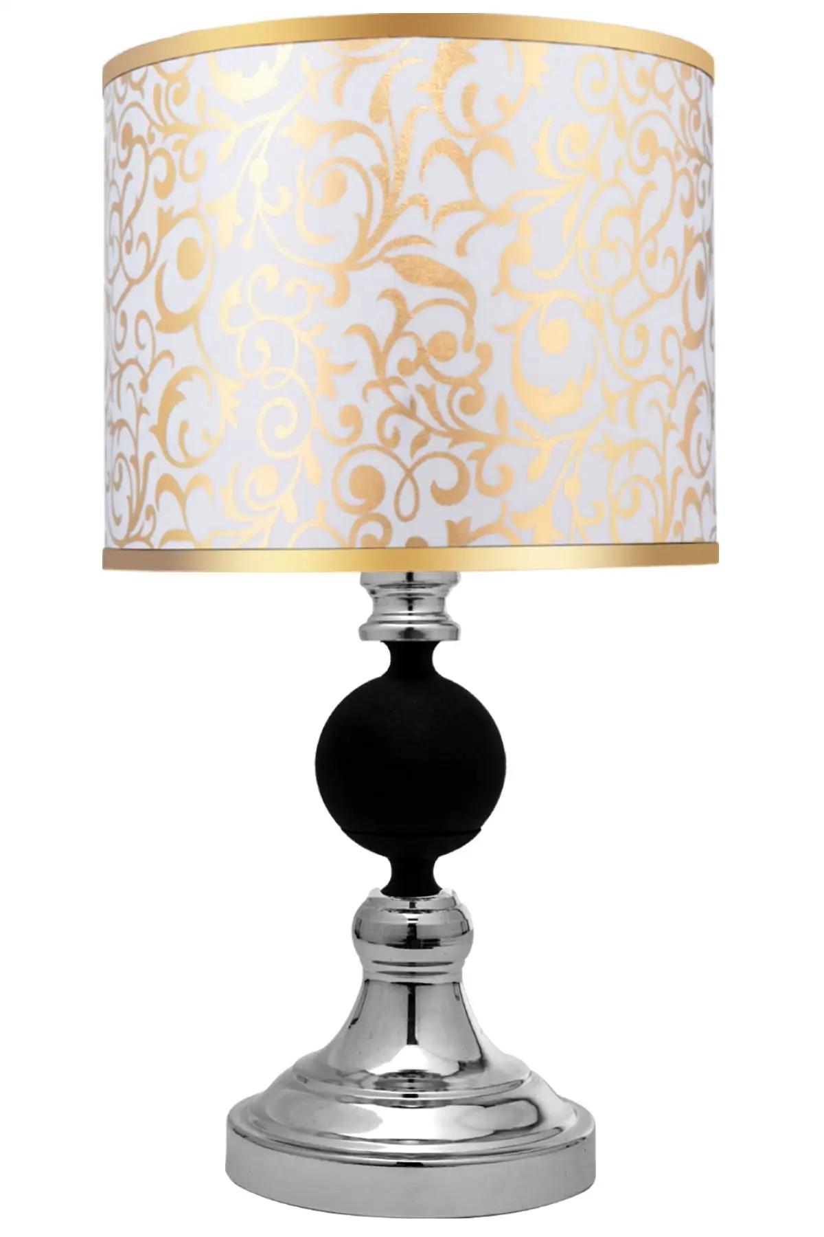 

Контрастный серебристо-черный мини-абажур Omega