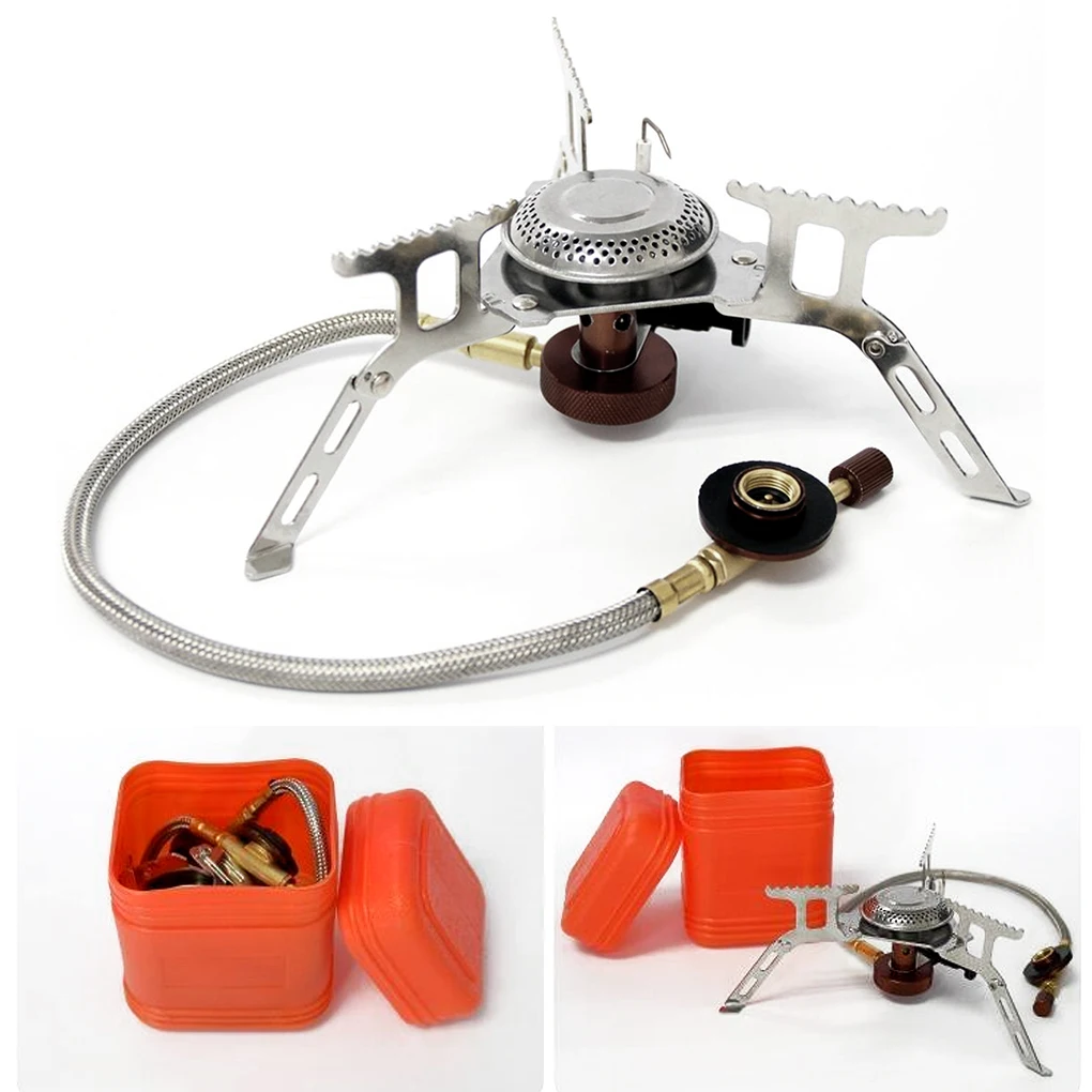 

Split Camping Stove Heating Burner Traveling Non-slip Cooker Backpacking Stainless Steel Cookware Outdoor Equipment