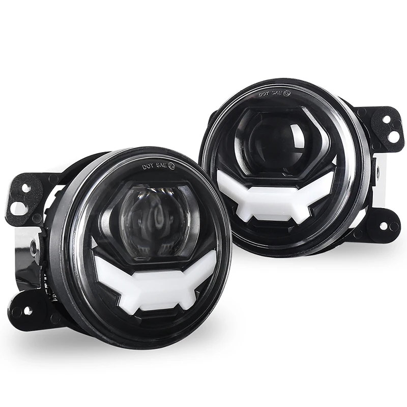 EURS 2 шт. 4-дюймовый лазерный противотуманный фонарь супер яркий дальний и ближний