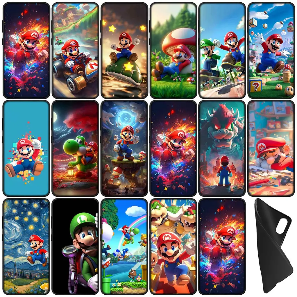 Плакат M-marios-обои мягкий чехол для Samsung Galaxy A10 A20 A53 A30 A51 A32 A50 A52 A12 A33 телефона