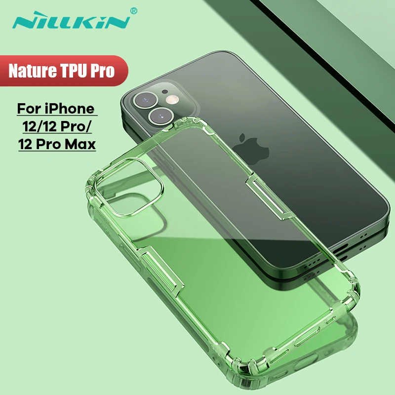 

For iPhone 12 case Nillkin Nature Transparent Soft silicon TPU Protector cover for iPhone 12 Pro Max for iPhone 12 Pro case 6.7