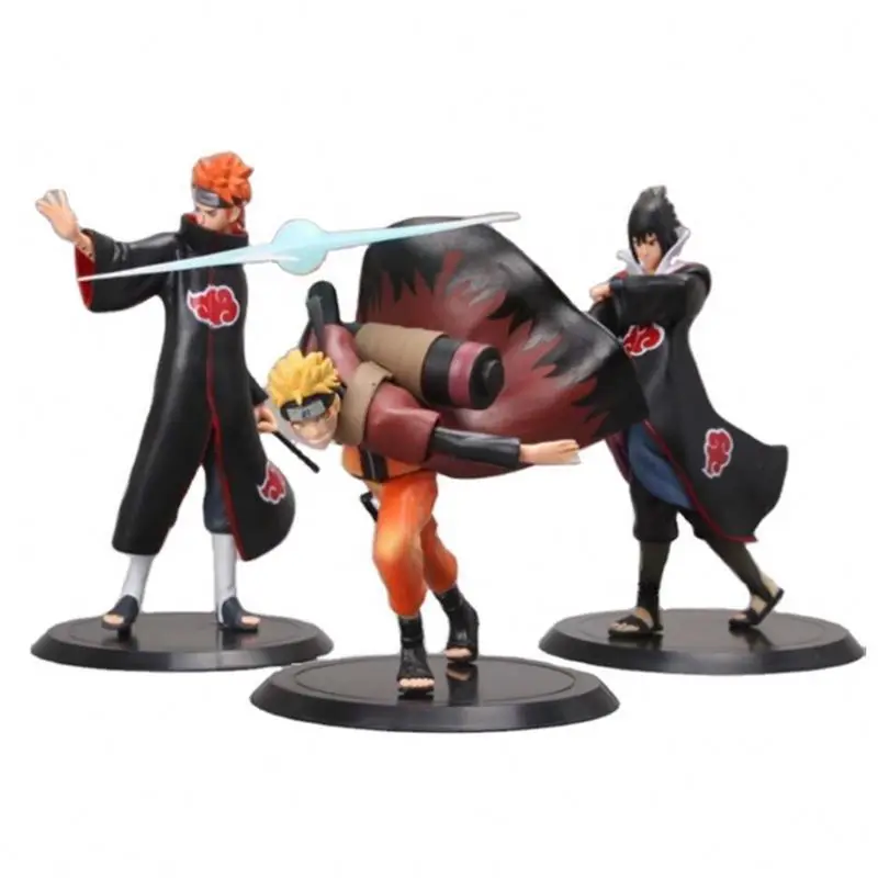 

18cm Naruto Shppuden Anime Figure GK Uzumaki Naruto Pain Action Toys Uchiha Sasuke Madara Desktop Collection Toys For Children