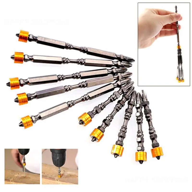 

65mm/110mm Screwdriver Bit Magnetic Bits Set Phillips Double Head PH2 Magnetic Bits Hex Shank D1 Steel For Electric Screw Driver