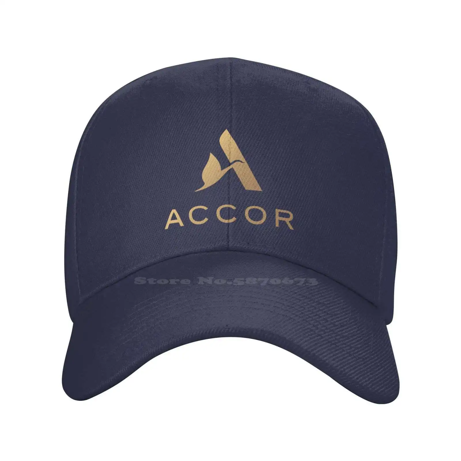 

Accor logo Print Graphic Casual Denim cap Knitted hat Baseball cap