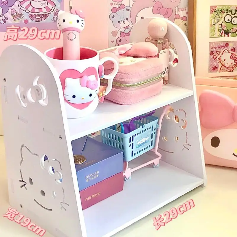 Милый мультфильм Sanrioed Kuromi Hellokitty Cinnamoroll настольная стойка для хранения