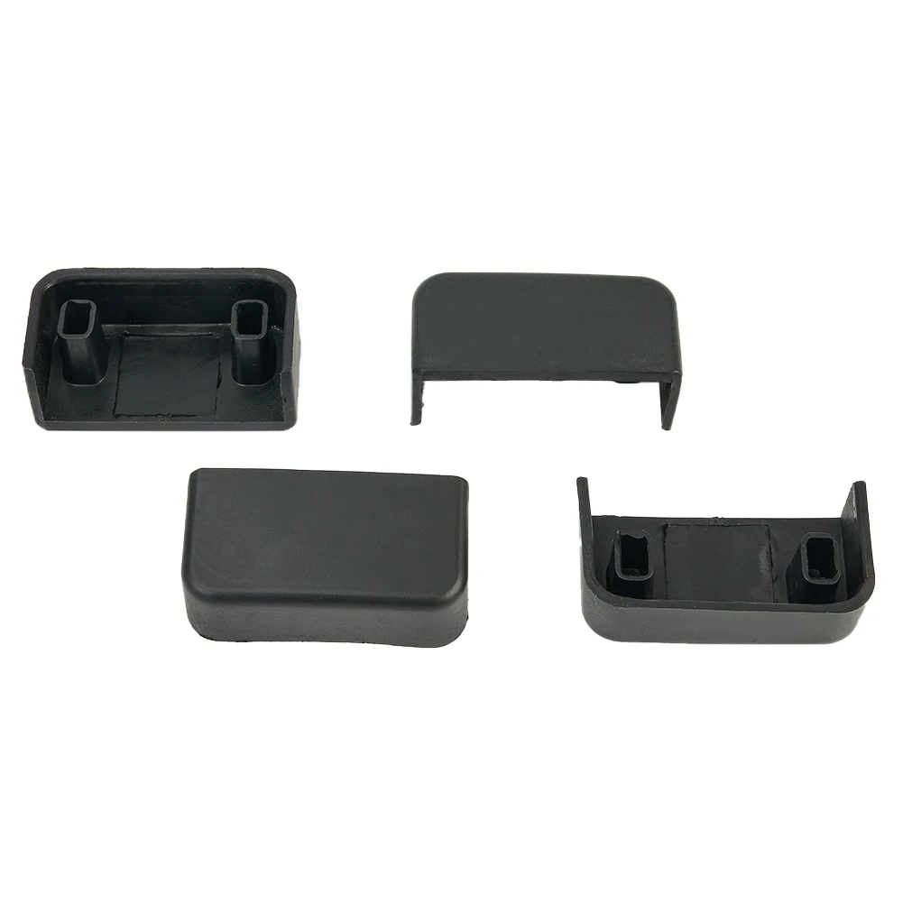 

High Quality Rail Rubber Plug Rail Anti-kick Rubber Plug Car Rubber Plug Anti-Kick Tools ABS+rubber Parts 4Pcs Replacement Slide