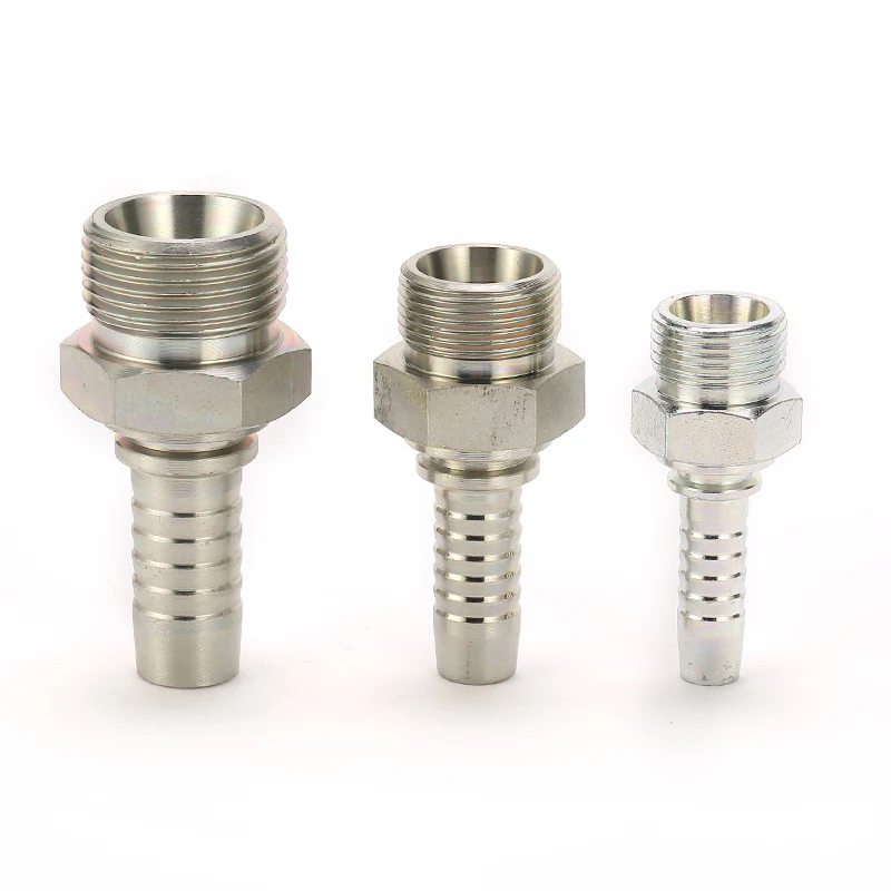 100 шт. 20511-18-06T метрический штекер 24 ° Конусная печать H.T. Фитинг гидравлического