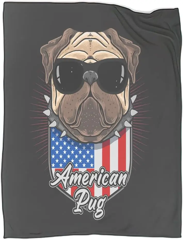 

Dog Blanket French Bulldog Throw Blankets Lovely Dog Cozy Blankets for Kids Boy Girl Teenager Animal Soft Blankets Gifts