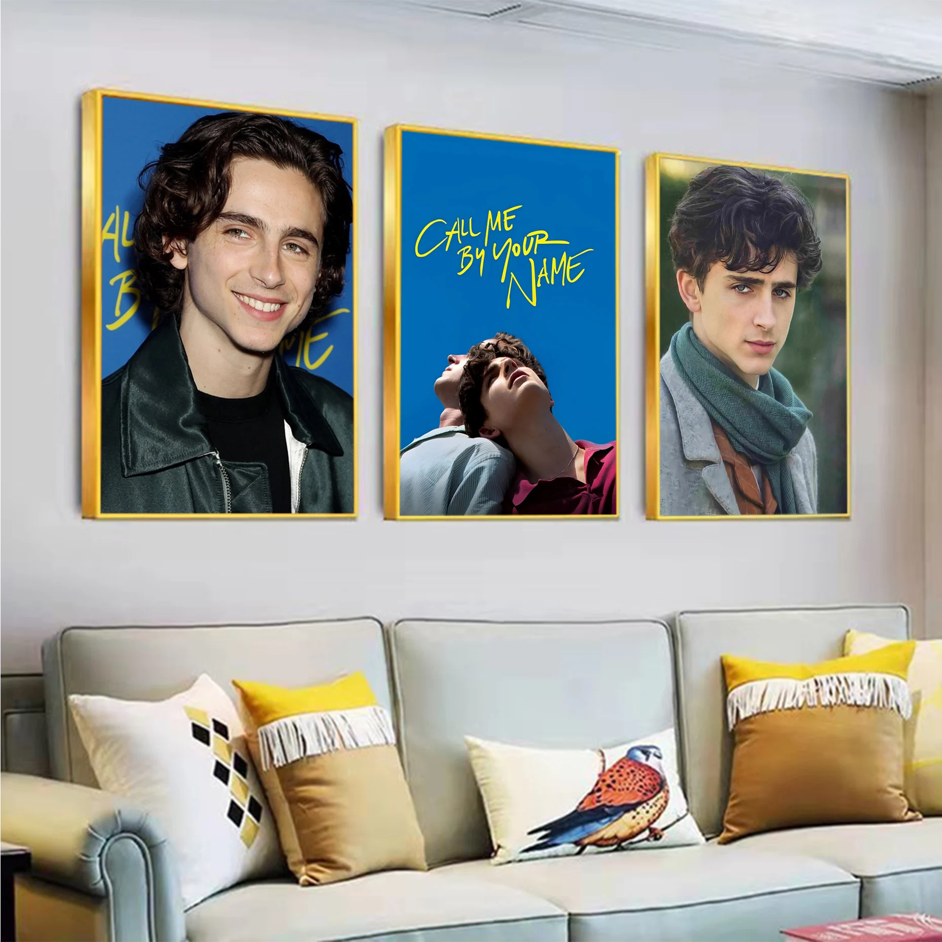 

Timothee Chalamet Retro Poster Classic Anime Poster Waterproof Paper Sticker Coffee House Bar Room Wall Decor