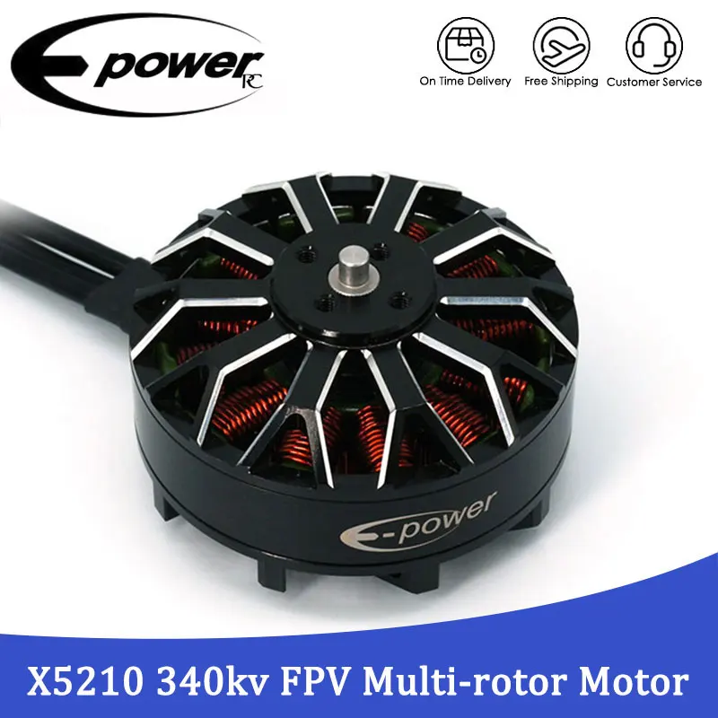 E-PowerRC 4 шт. X5210 двигатели 5210 340KV 500KV бесщеточные детали двигателя для FPV
