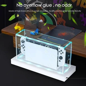 Dust Cover for Nintendo Switch/OLED Switched Acrylic Host Shell oled Protective Sleeve 5