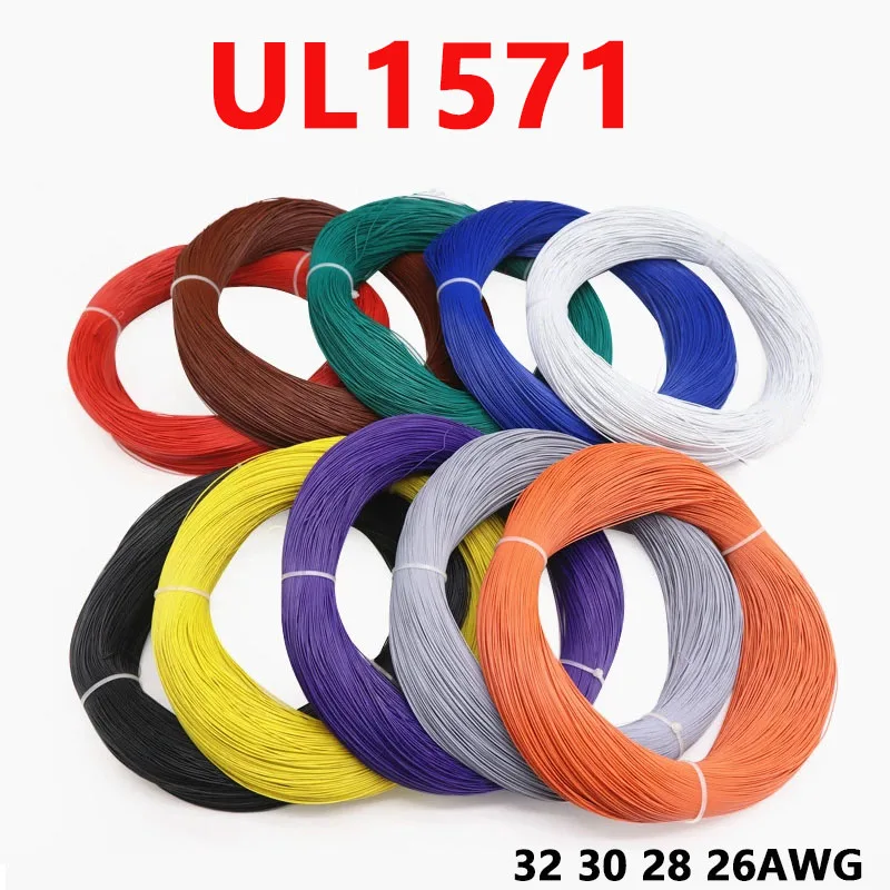 

Ul1571 Electronic Wire Environmental Protection PVC Tinned Copper Wires OD0.1- 0.6mm Fine Connecting LED Light 32-26AWG