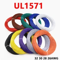 ul1571 electronic wire environmental protection pvc tinned copper wires od0 1 0 6mm fine connecting led light 32 26awg