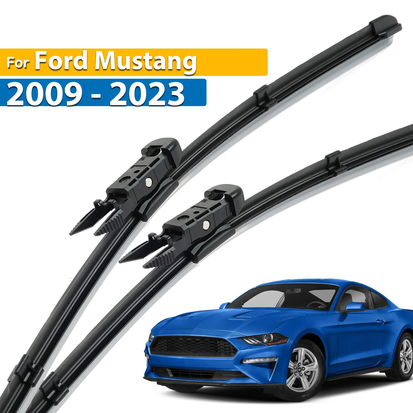 

Передние щетки стеклоочистителя Erick's LHD для Ford Mustang 2009-2023 гг., лобовое стекло, чистые окна, автомобильные щетки от дождя 22 "+ 20"