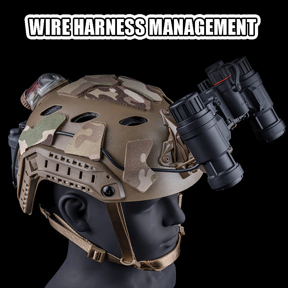 Шлем Airsoft SF с GPNVG 18 Dummy Model L4G24 NVG Base Mount Camo Hook Patches Тактические наборы шлемов для