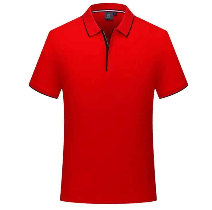 

2022 summer casual polo shirt men short sleeve turn down collar slim fit for men