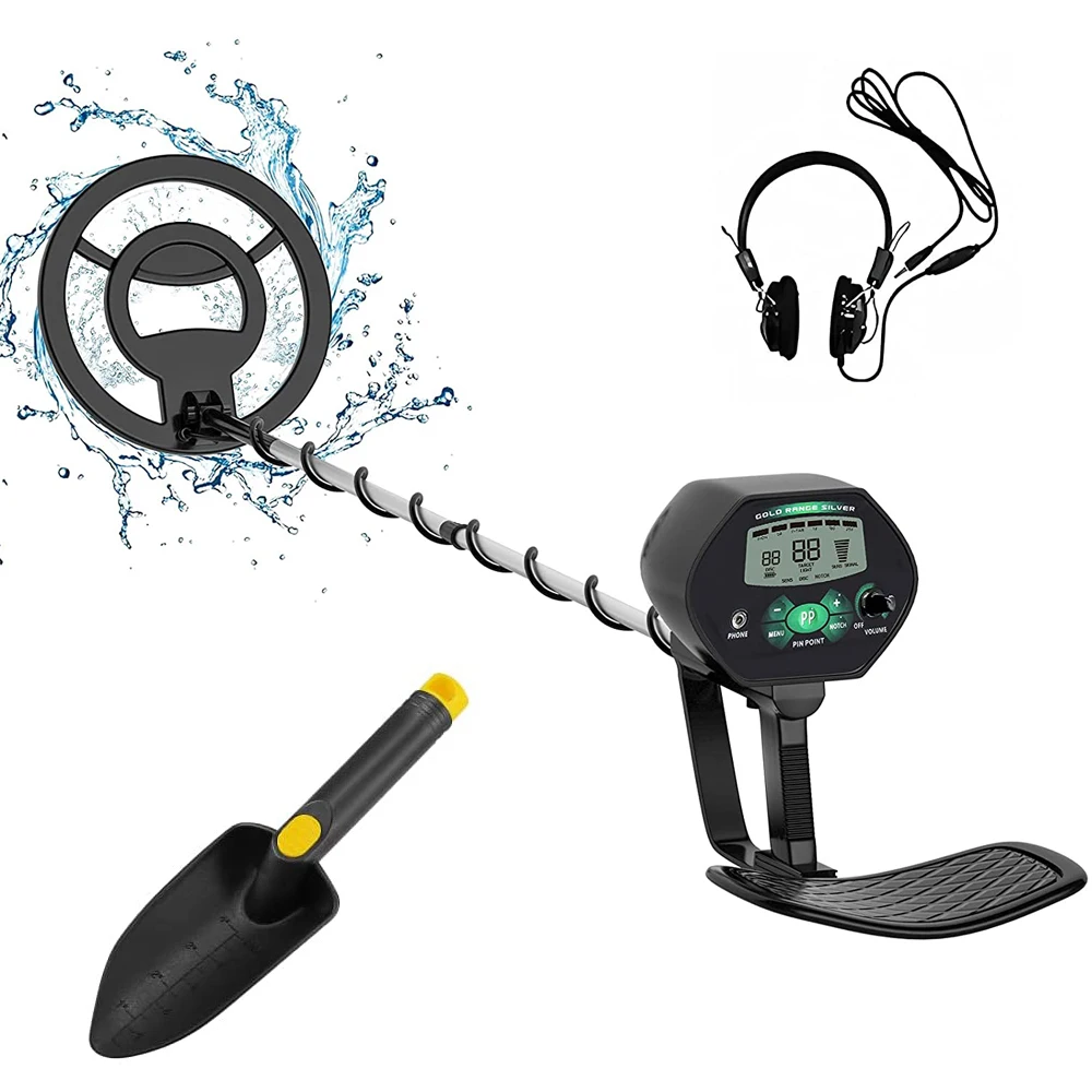 Detector de Metais com Função de Memória Lcd Retroiluminação Ajustável Alta Sensibilidade Detector de Metais Subterrâneo Md3030 Atualizado Md4090 Detectores de metal industrial