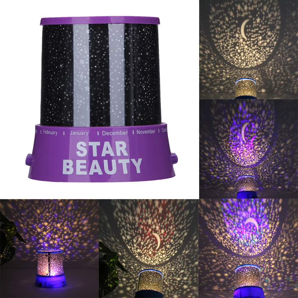 

LED Starry Stars Projector Light for Bedroom Exhibition Festival Decorative Nightlights Gift for Friends Family