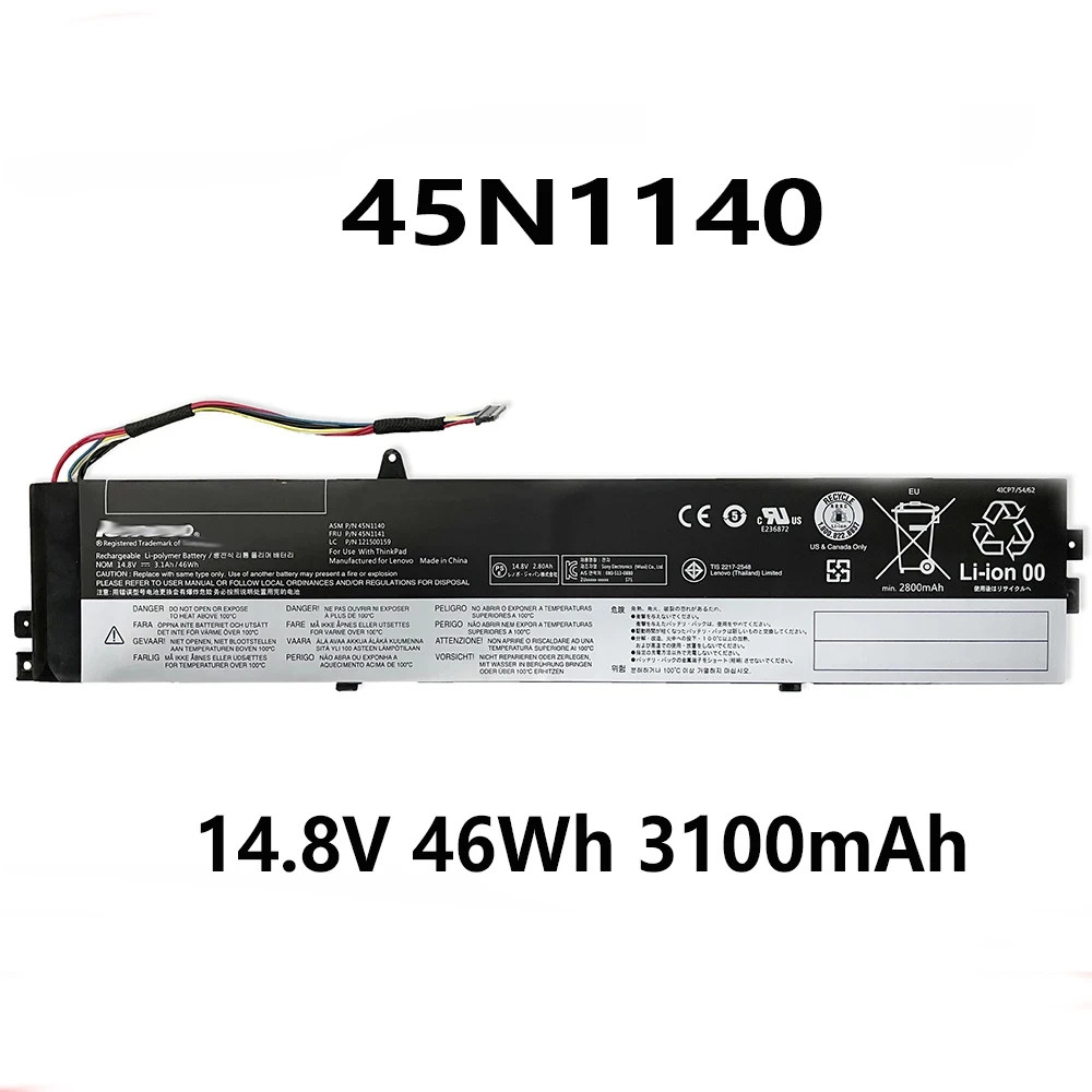Аккумулятор для ноутбука Lenovo ThinkPad S440 S431 S3 S5 V4400u Series 45N1140 45N1138 45N1139 14 8 в 46 Втч 3100 мАч