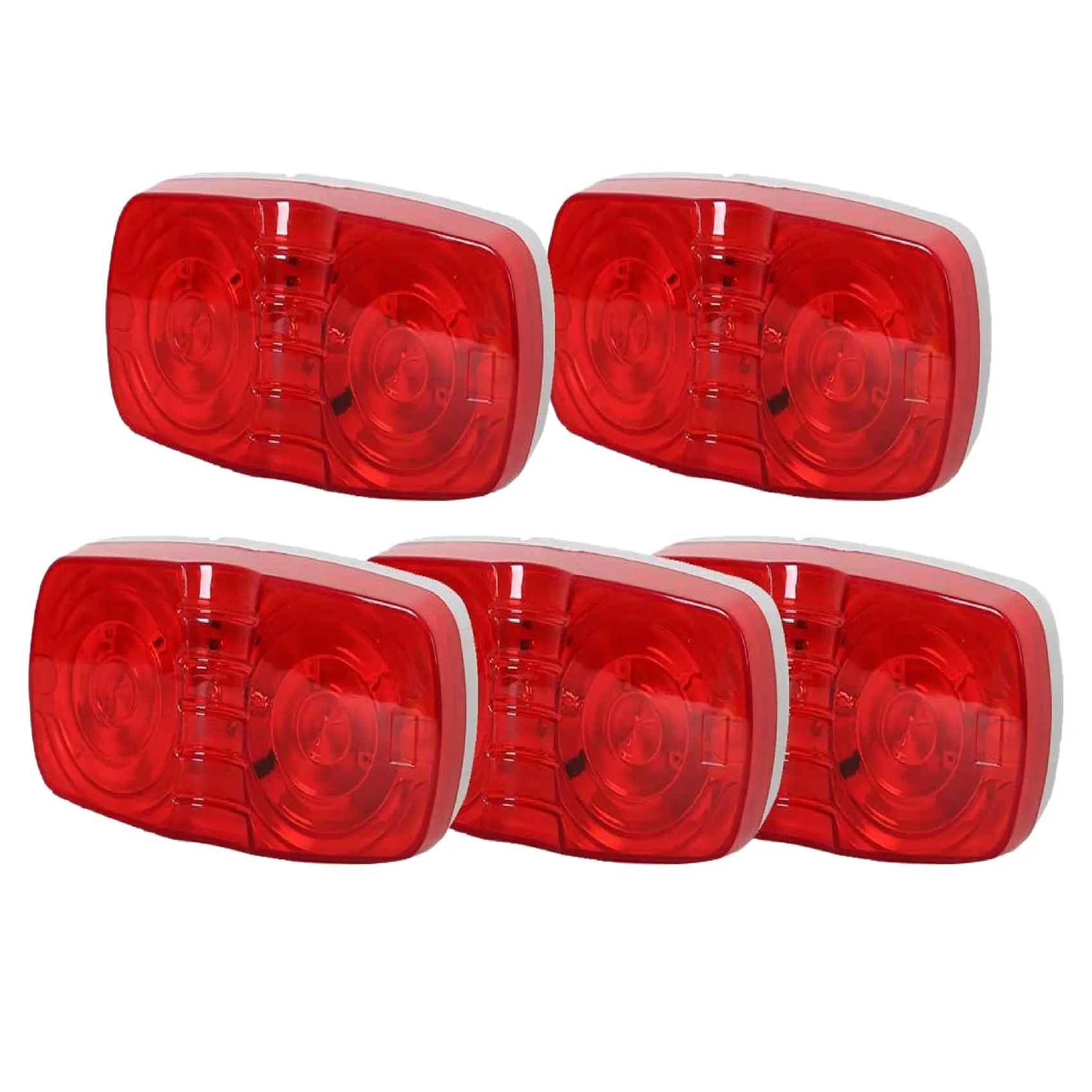 

Светодиодный Маркер для прицепа Bullseye светильник световой индикатор, двойное пузырьковое поверхностное крепление (5 красный)