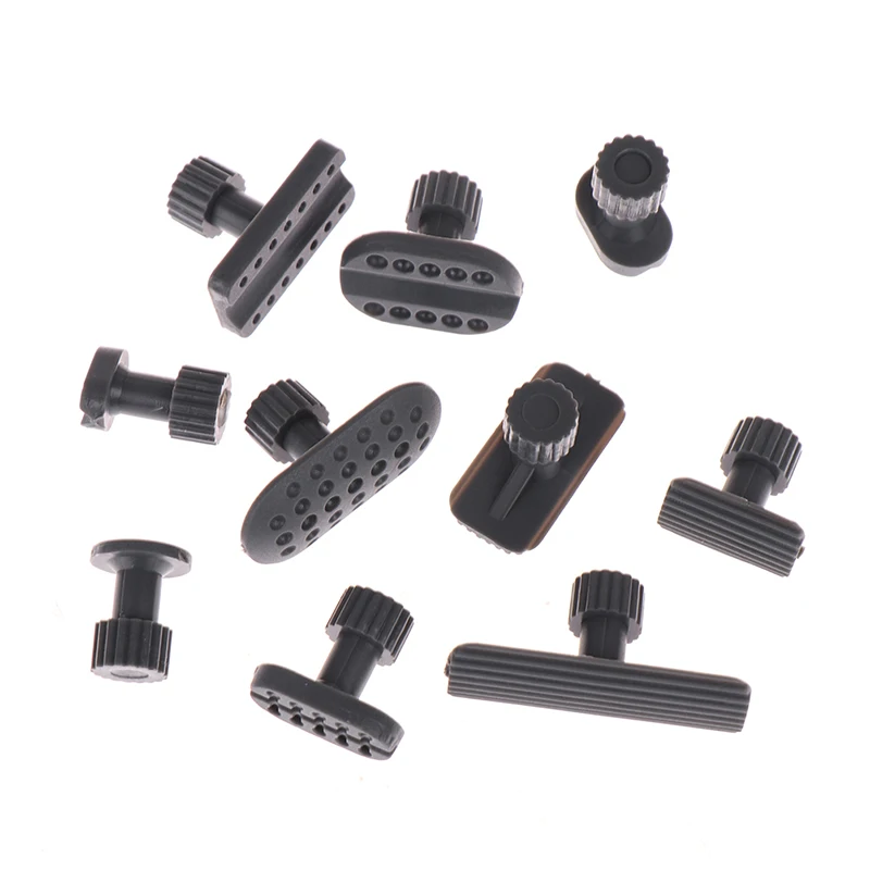 

10pcs/set Gasket Dent Removal Gaskets Car Repair Tool Dent Puller Suction Cup Light Weight Portable Easy High Quality Plastic