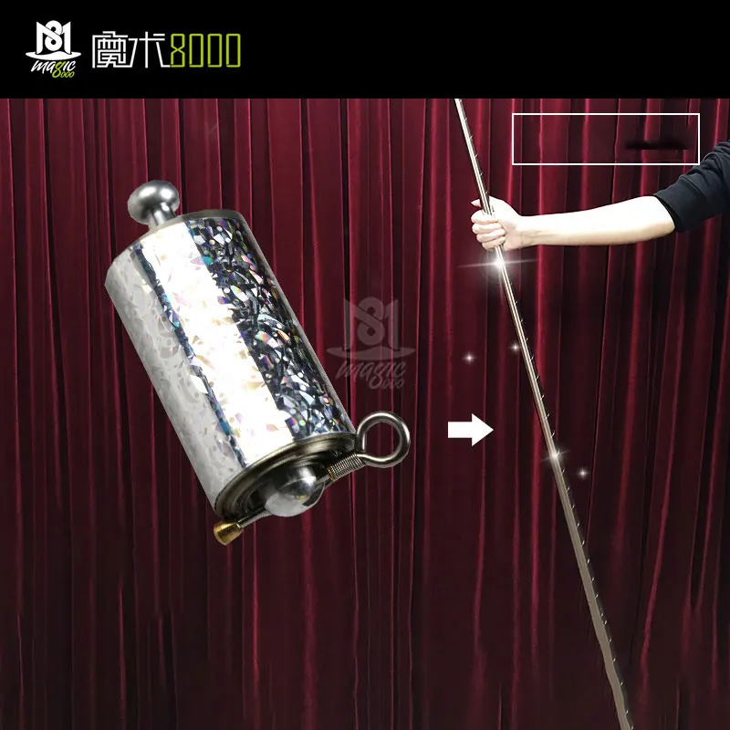 

1.5M New Portable Durable Stainless Steel Telescopic Stick Sliver Metal Props Stage Tricks Magic Wand Self-defense Weapon