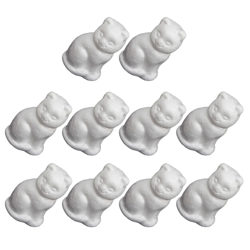 

Styrofoam Polystyrenediy Model Christmas Craft Crafts Cat Animal Shape Shapesdecoration Holiday Whiteblocks Molds Modeling