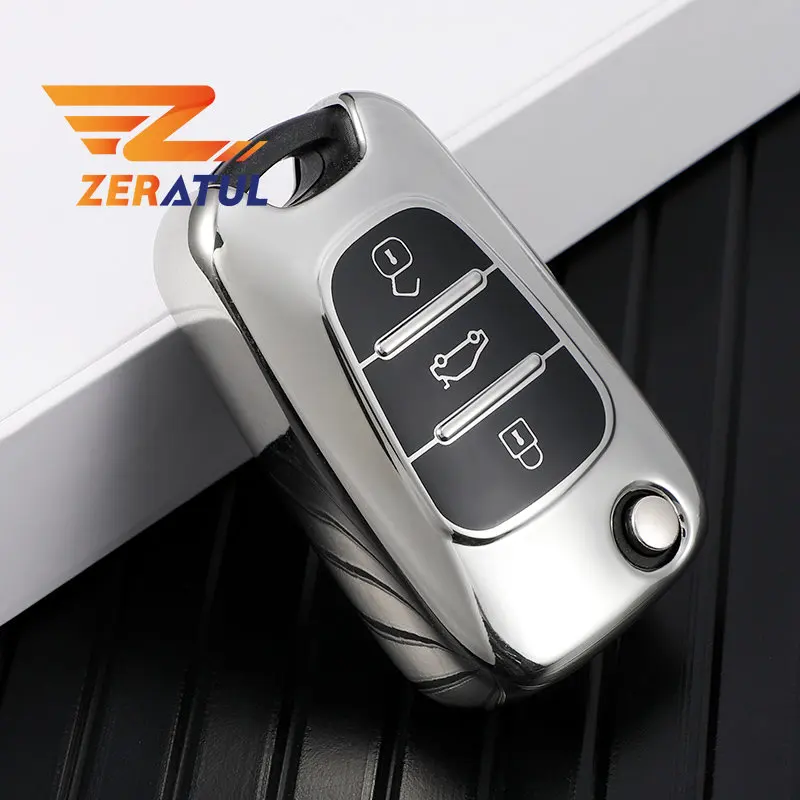 

Для KIA Rio K2 K3 K5 Ceed Cerato Sportage Soul для Hyundai i20 i30 ix25 ix35 Solaris автомобильный флип-чехол сумка оболочка брелок