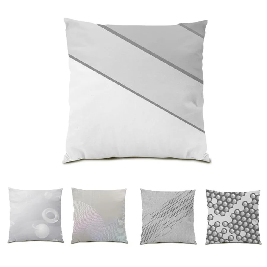

Polyester Linen Material Cushion Cover 45x45cm Multiple Colour Color Map Decorative Pillows for Bed Art Velvet Pillowcase E0090