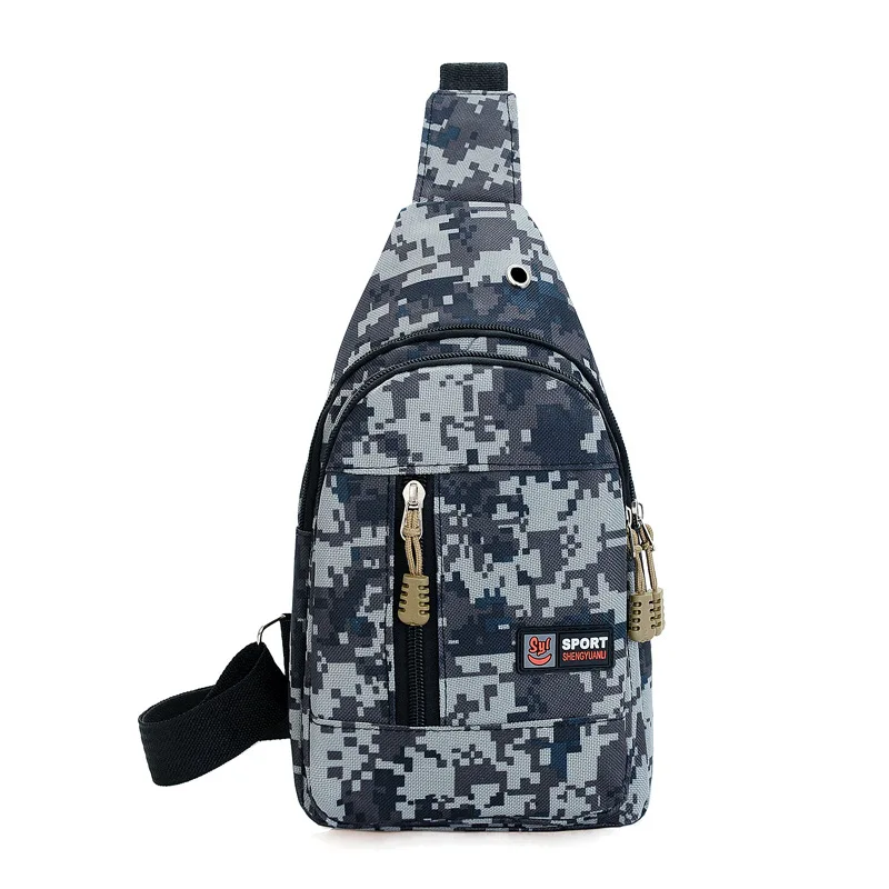 

Camouflage Men's Chest Bag Carry-on Storage Bag Couple Tide Bag Shoulder Bag Fashion Messenger Bag Small Storage Bag