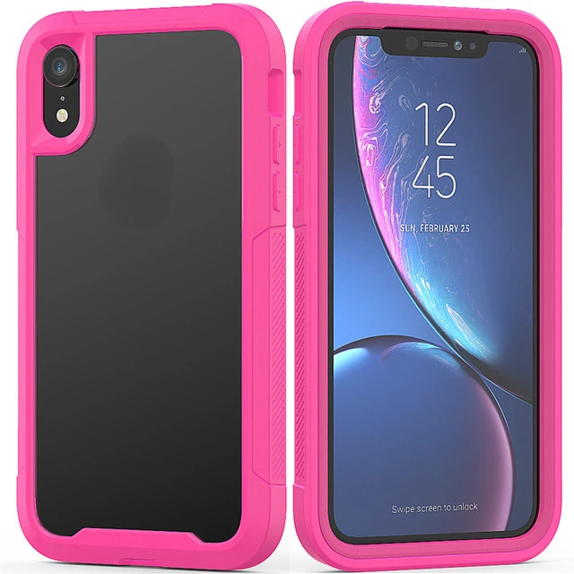 

iPhone 13 12 11 Pro MAX Shockproof Hybrid Armor Phone Case For iPhone XR XSMAX X XS 7 8 6S SE2 Hard PC TPU 2 in1 Full Cover