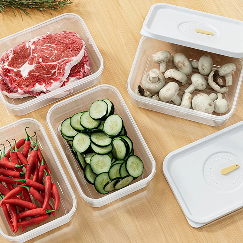 Герметичный ящик для хранения свежести в холодильнике банки фруктов и мяса