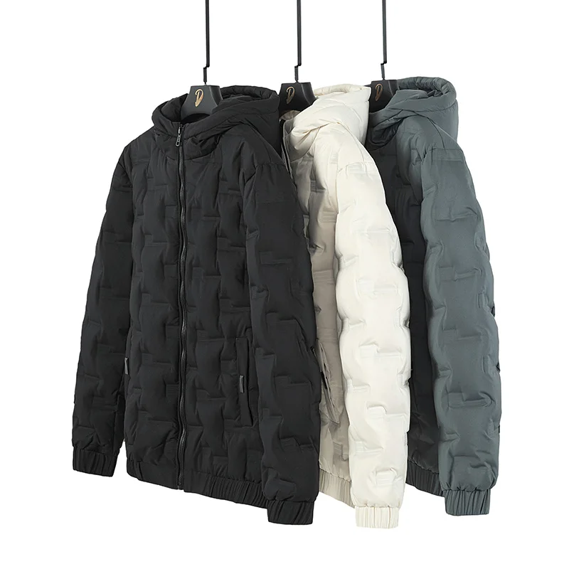 large down jacket men's white duck down 2022 new down cotton clothes fashion brand autumn and winter lightweight