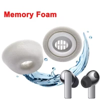 2pcs 1pairs memory foam ear tips for huawei freebuds pro eartips vivo tws2 earbuds tips anti slip noise canceling dust filter