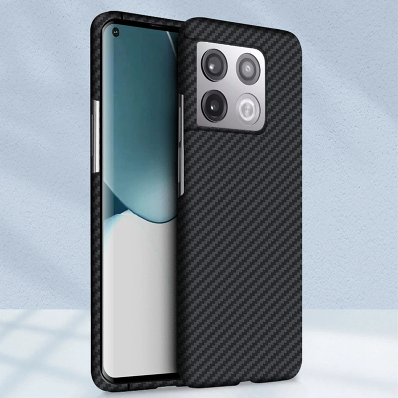 

Ultra Thin Aramid Fiber Case For Oneplus 10 Pro 5G Real Carbon Fiber Cover Lightweight Shockproof Case