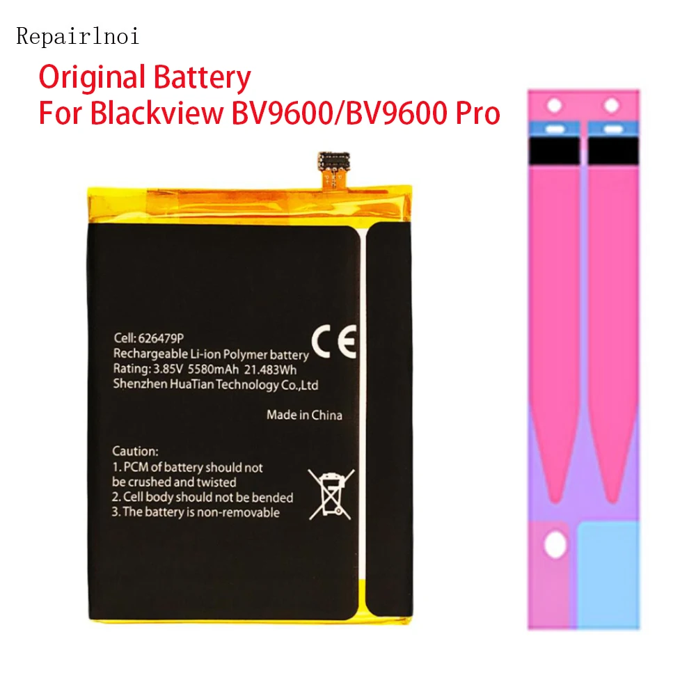 

Original Battery For Blackview BV9600 BV9600 Pro Cellphone Battery 5580mAh High Quality